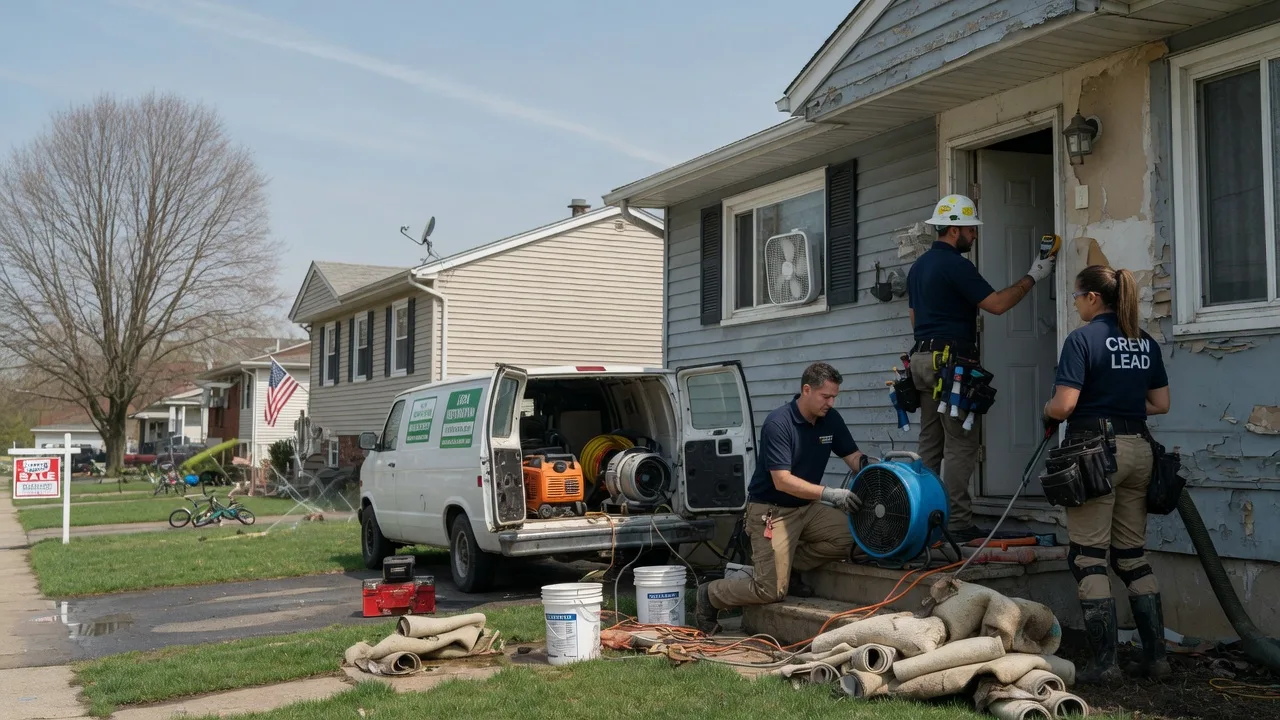 Flood Cleanup in Long Island, KS near me